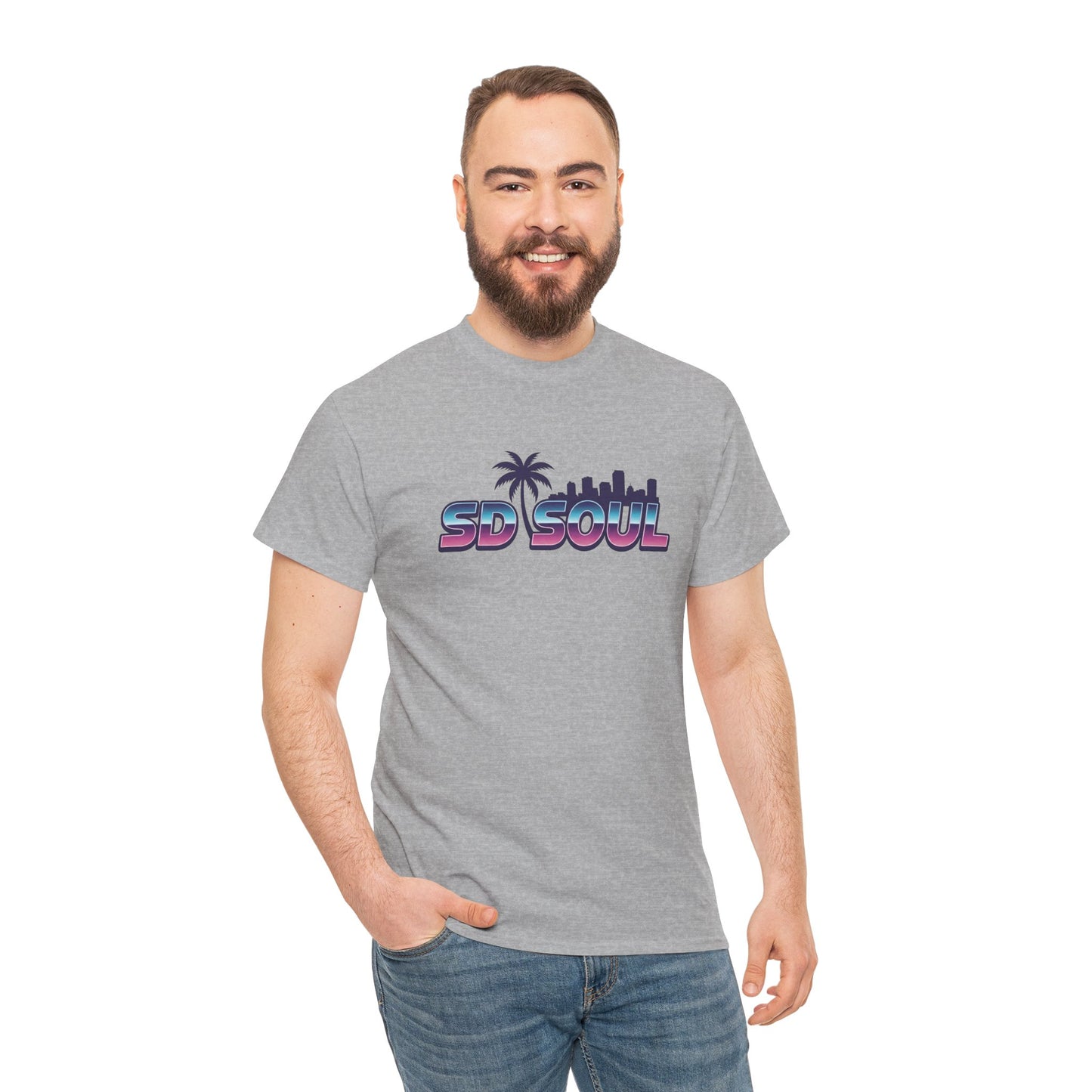 San Diego Soul: Retro Palm Premium Beach Vibe Tee