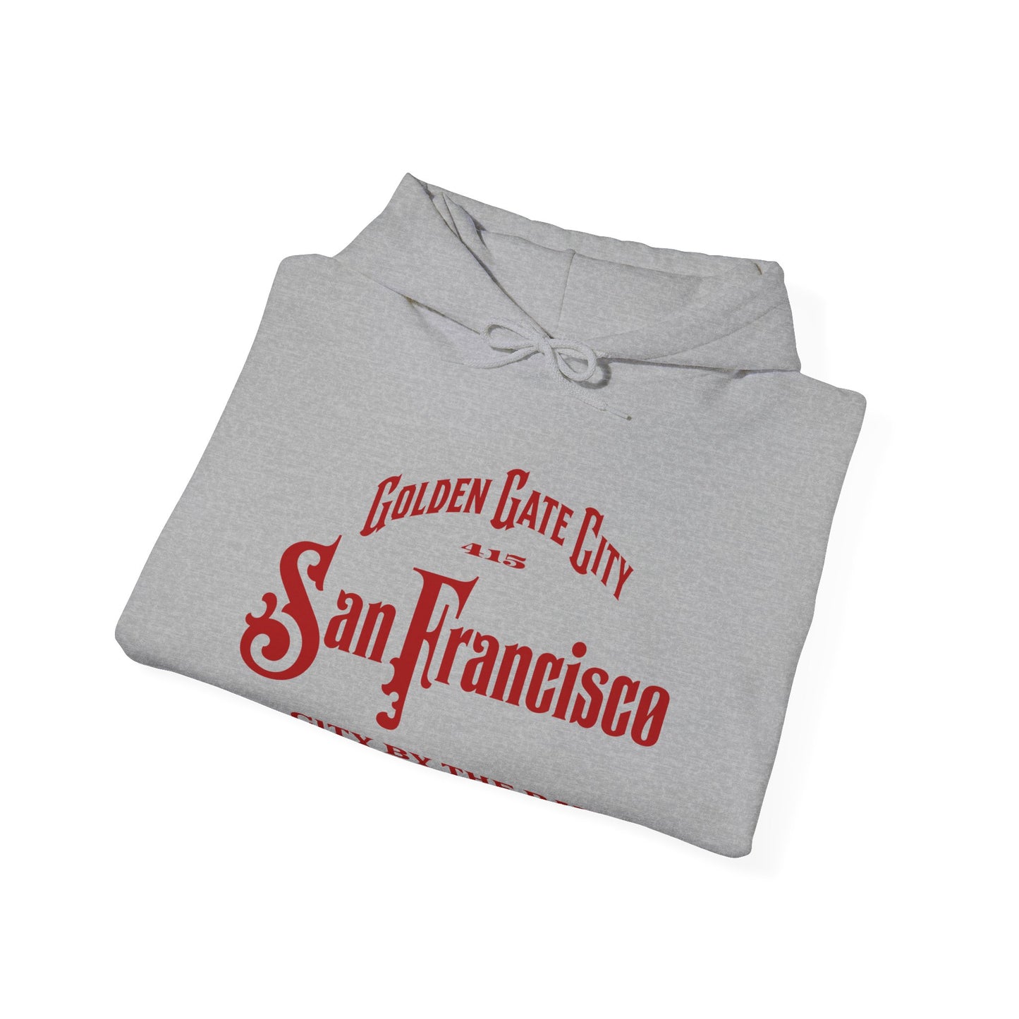 San Francisco City by the Bay Vintage Script Hoodie