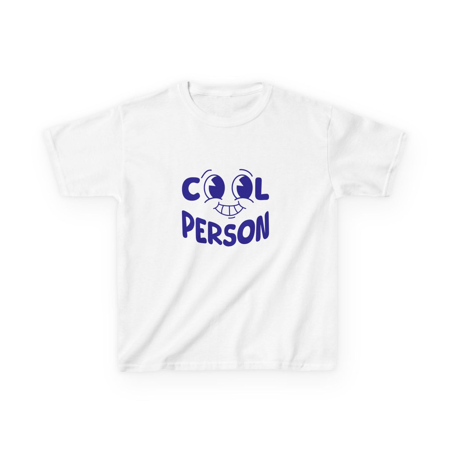 Positive Energy: Kids "Cool Person" Premium Smiley Graphic Tee