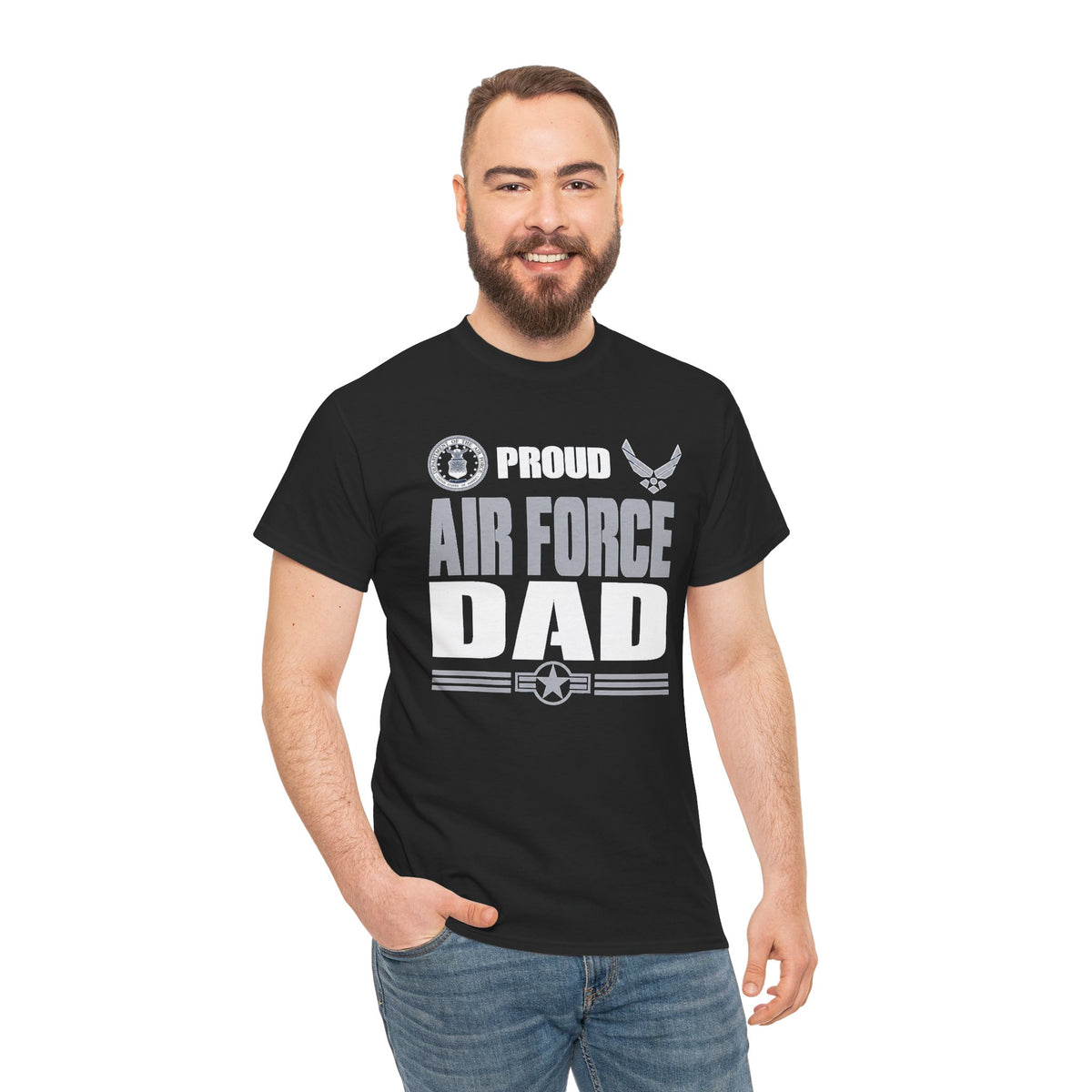 Proud Air Force Dad T-Shirt — Military Dad Tee