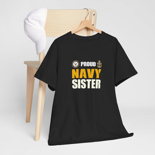 Proud Navy Sister Tee – Dripp’N Gear