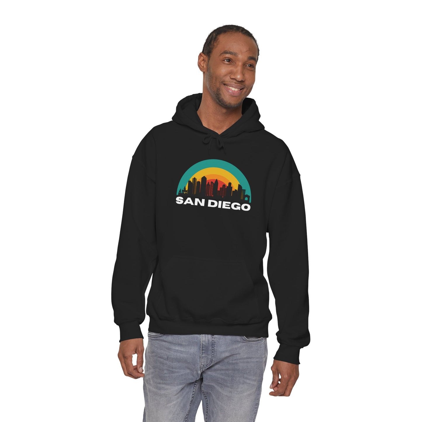 San Diego Retro Cityscape Hoodie – Dripp’N Gear