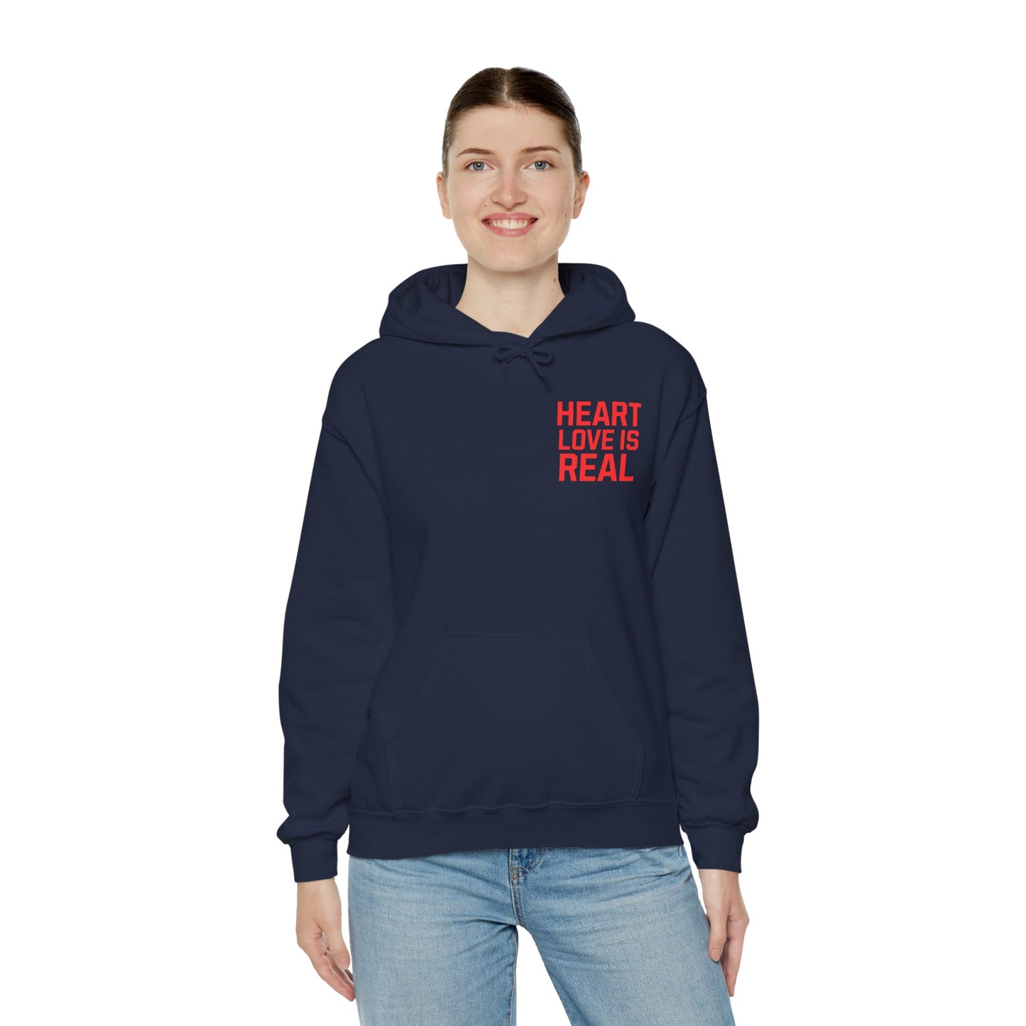 Heart Love Is Real Hoodie