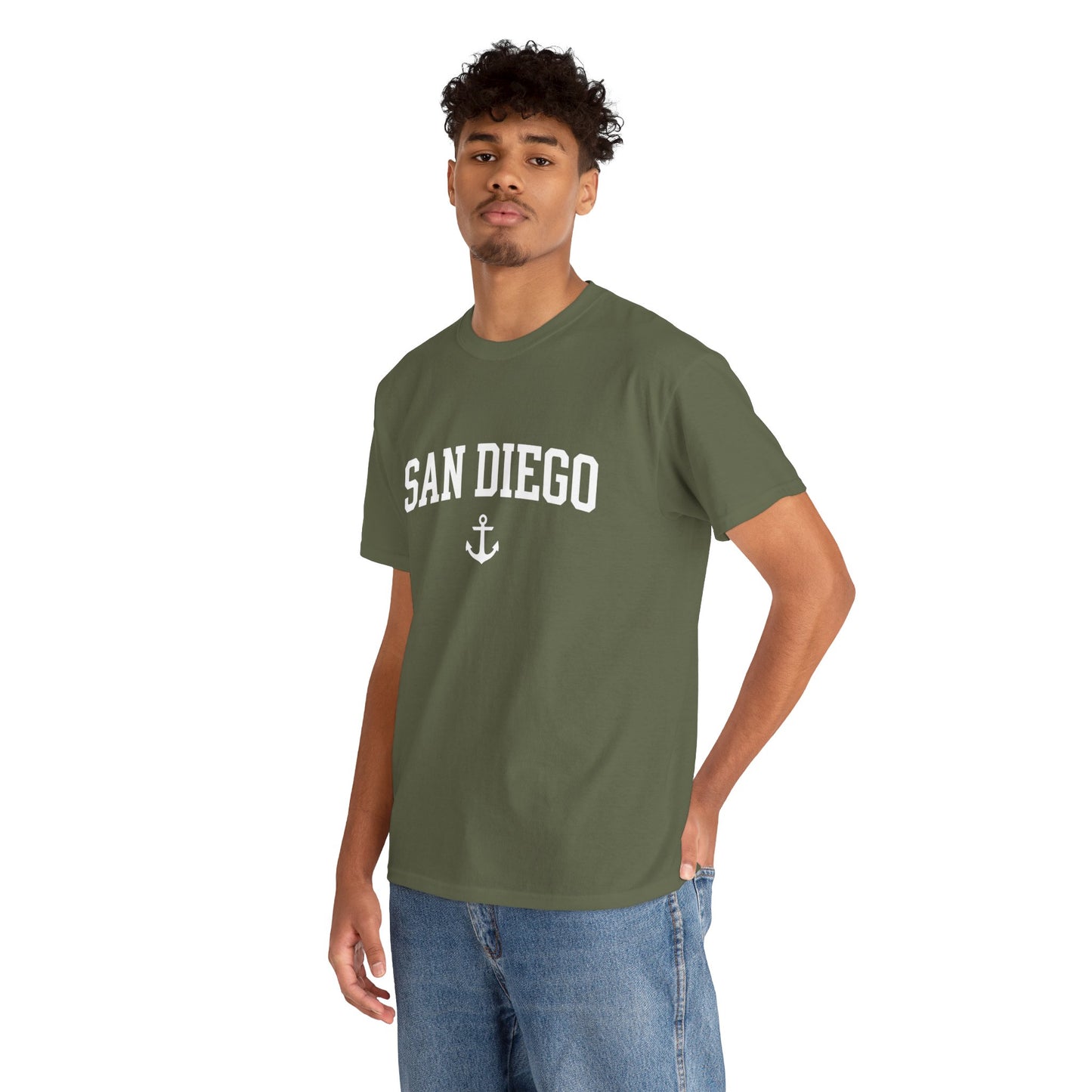Maritime Heritage: San Diego Anchor Premium Boxy Tee