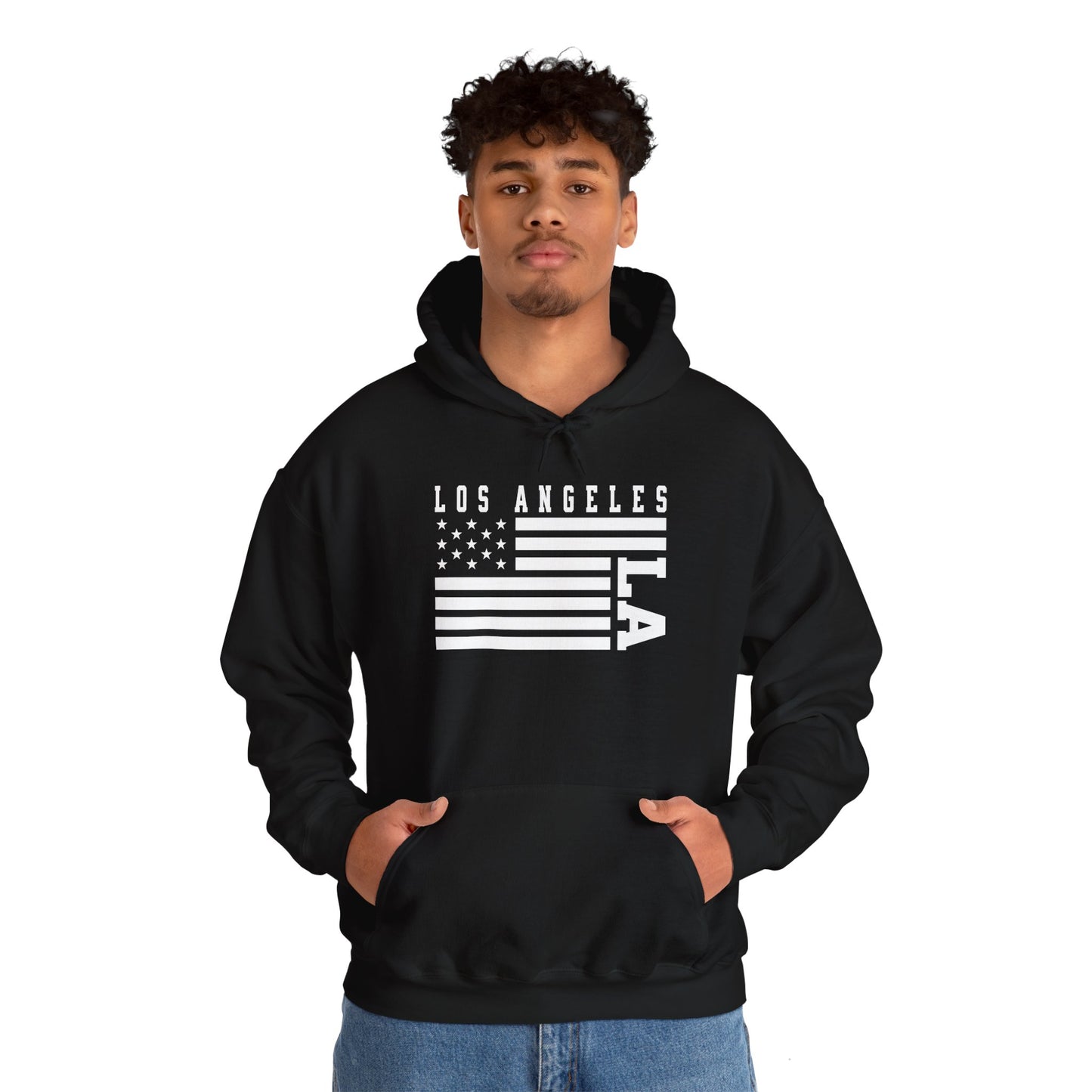 Los Angeles USA Flag Sweatshirt