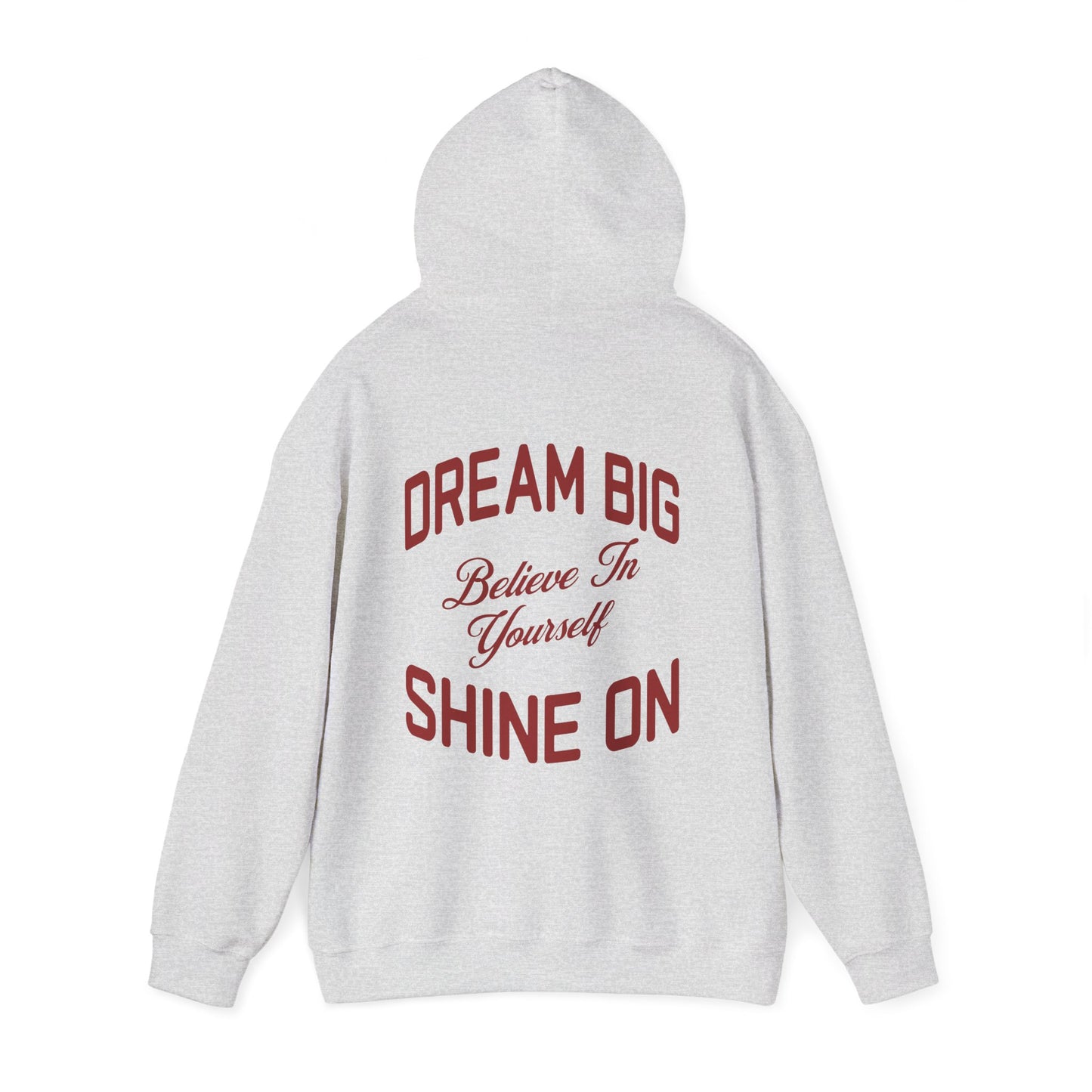 Dream Big Shine On: Inspirational Motivational Premium Hoodie
