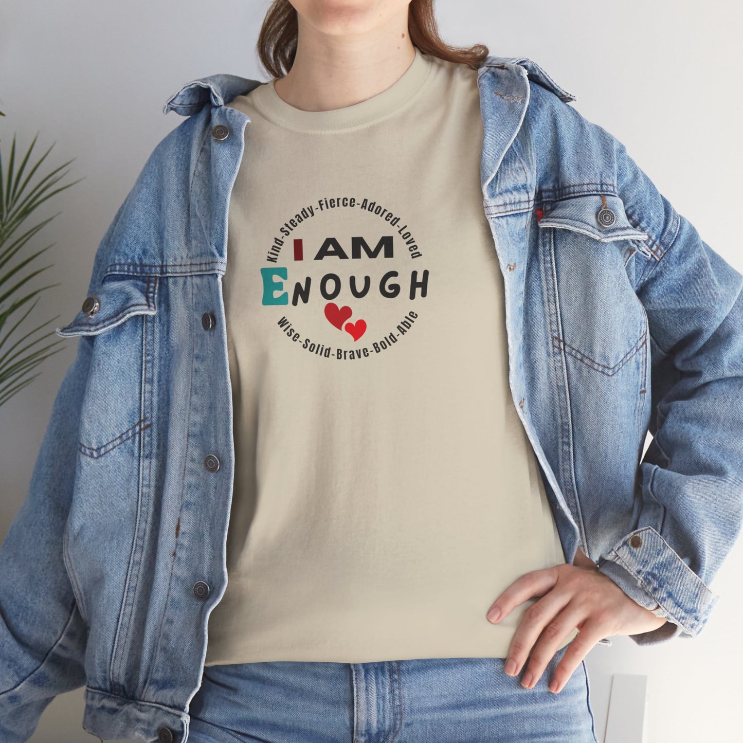 I Am Enough Unisex Heavy Cotton Tee