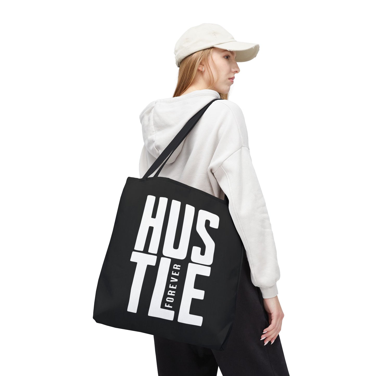 Hustle Forever Canvas Tote Bag