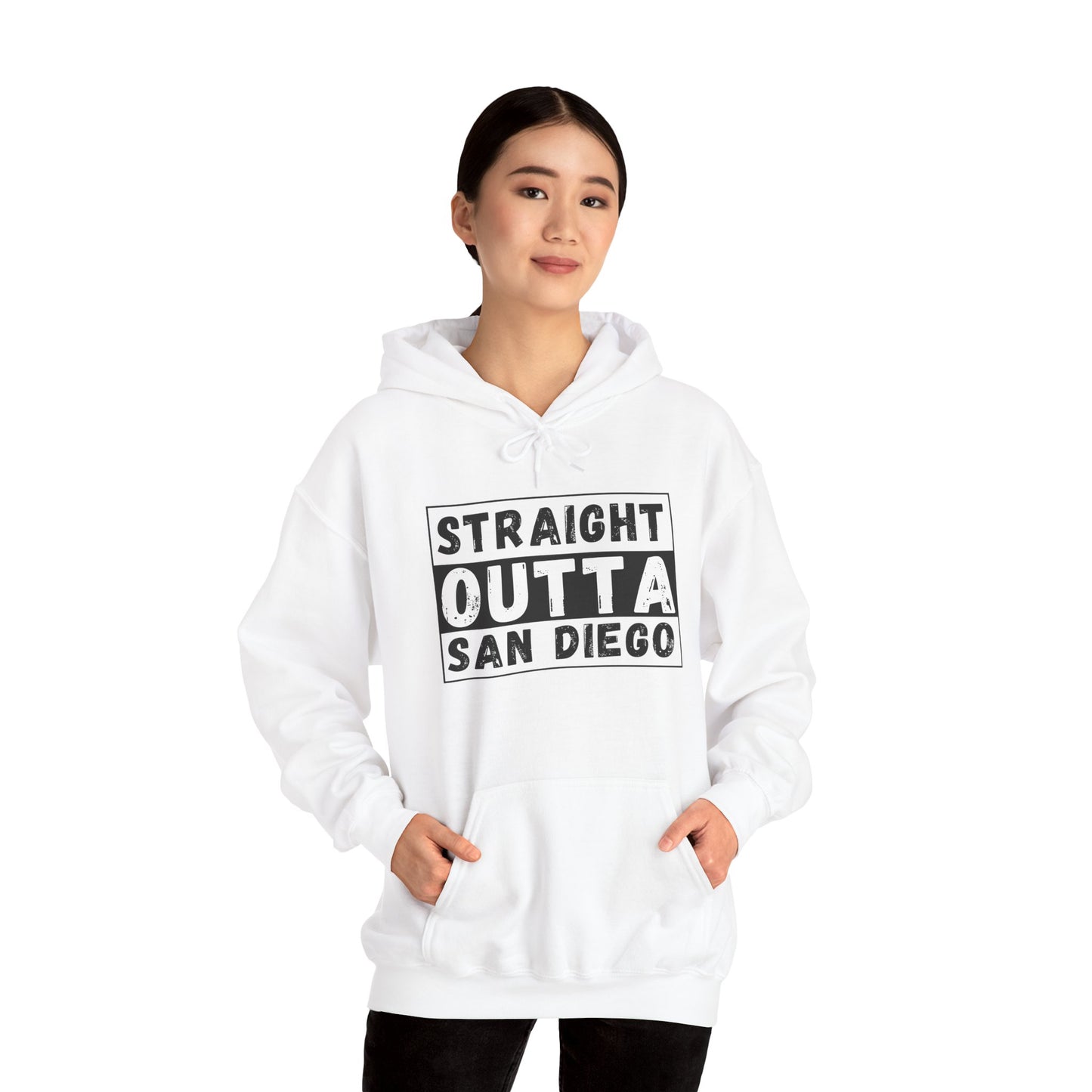 Straight Outta San Diego Hoodie — San Diego Graphic Pullover