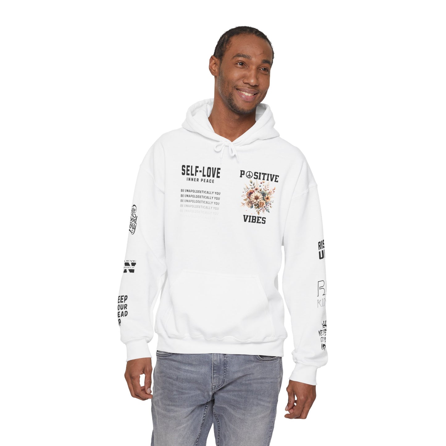 Positive Vibes Hoodie — Self‑Love