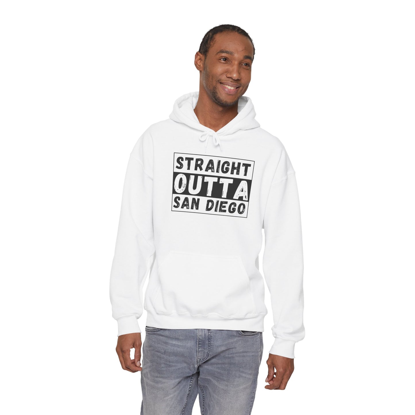 Straight Outta San Diego Hoodie — San Diego Graphic Pullover