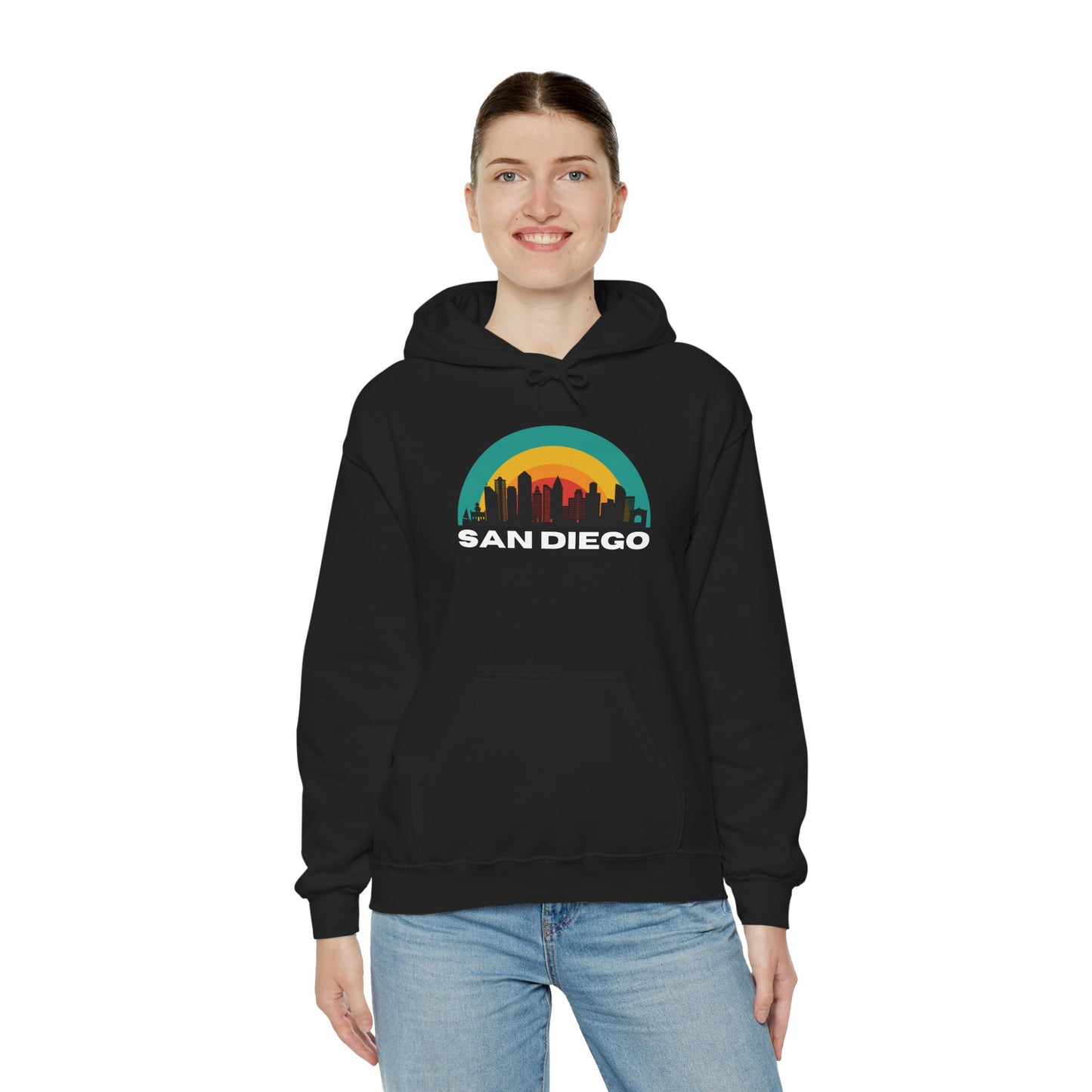 San Diego Retro Cityscape Hoodie – Dripp’N Gear