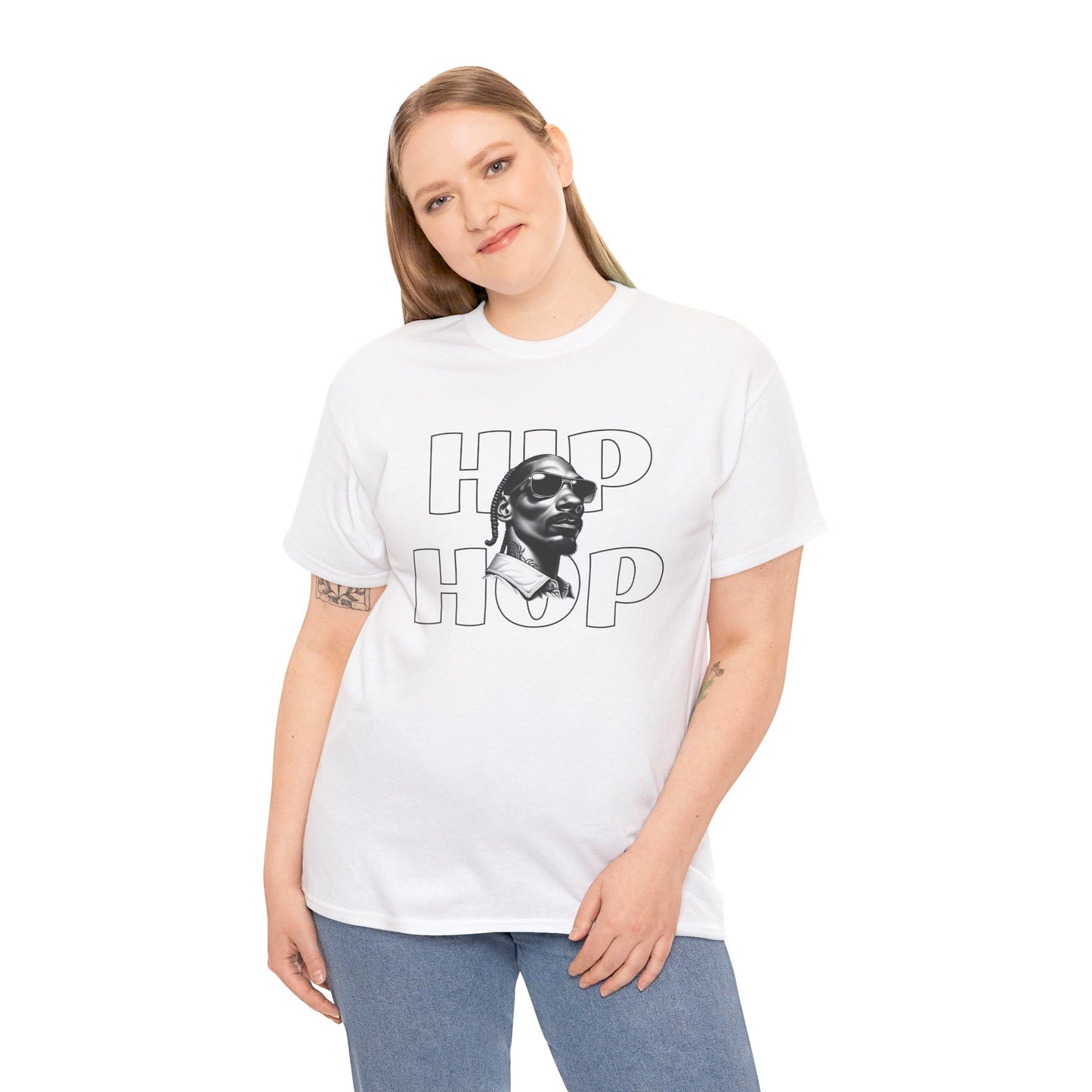 Hip Hop Unisex Heavy Cotton Tee Express delivery available