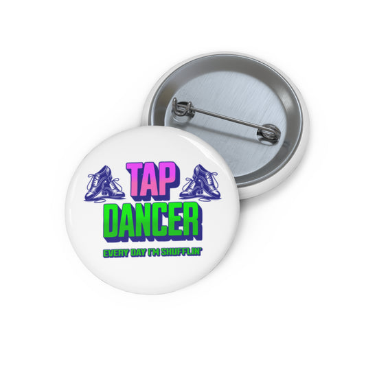 Tap Dancer Pin Buttons