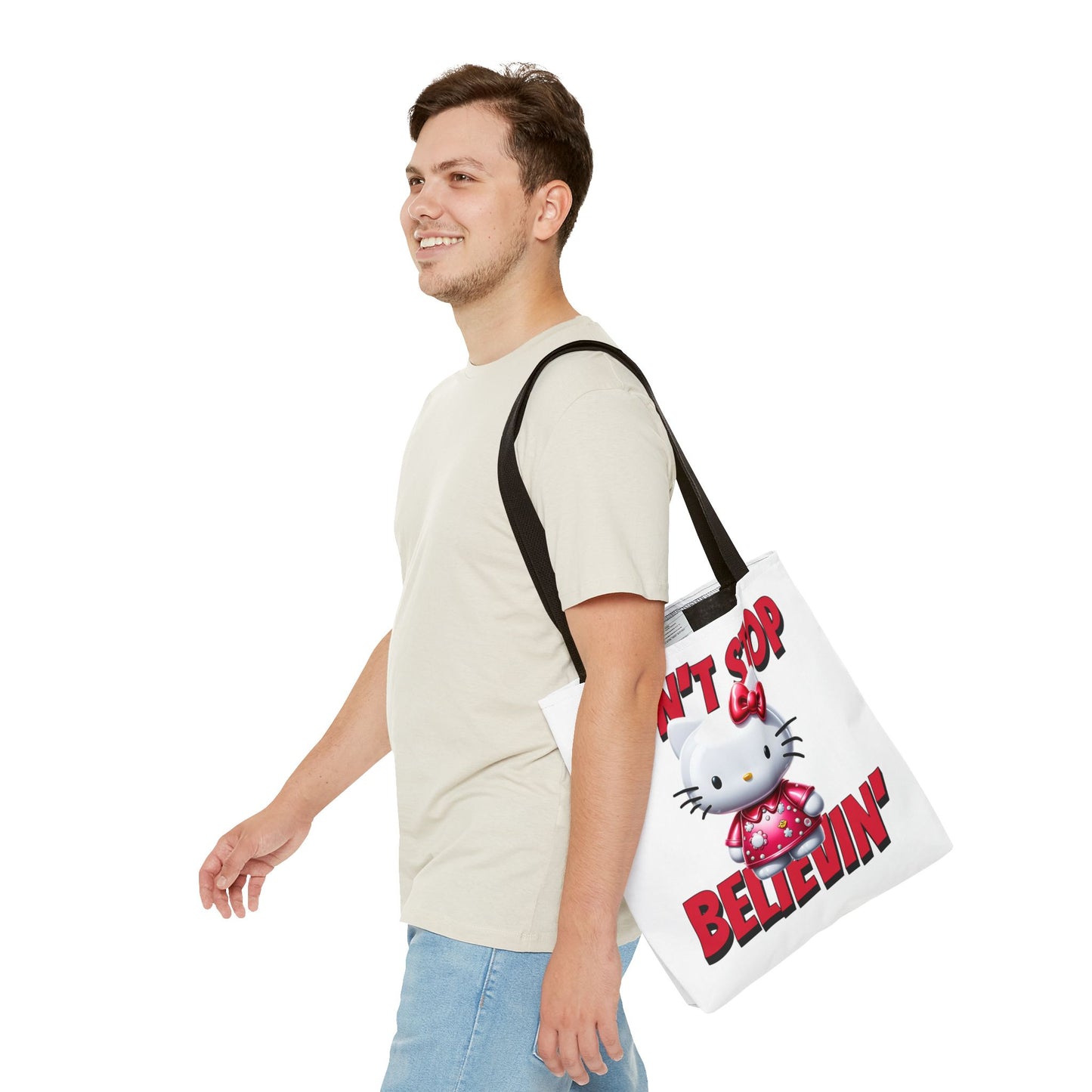 Don't Stop Believin' Tote Bag (AOP)