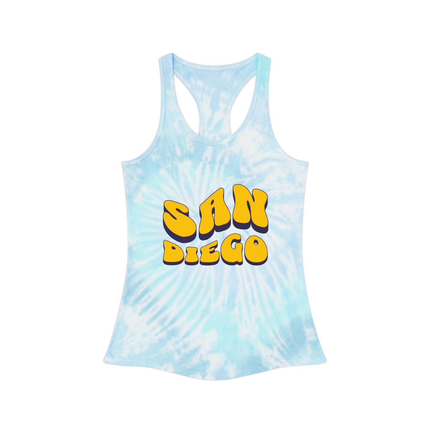 San Diego Tie Dye Racerback Tank Top