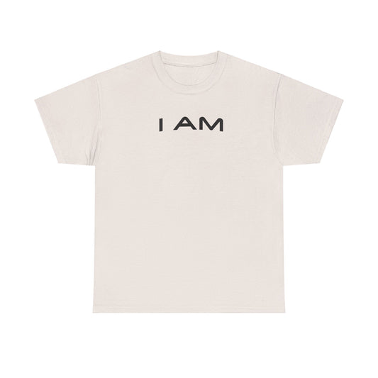 I AM Unisex Heavy Cotton Tee - Inspirational Graphic T-Shirt