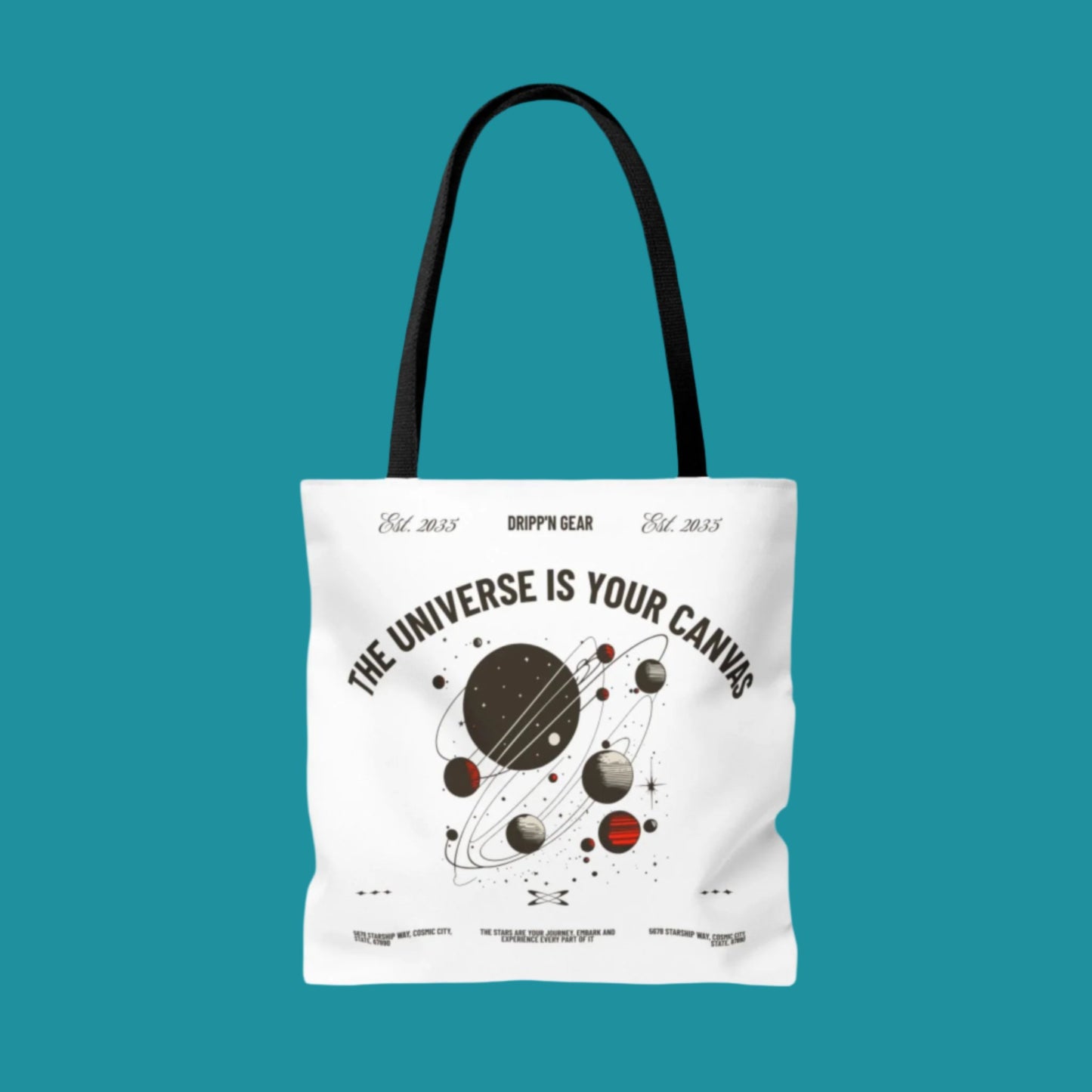 The Universe in your canvas Tote Bag