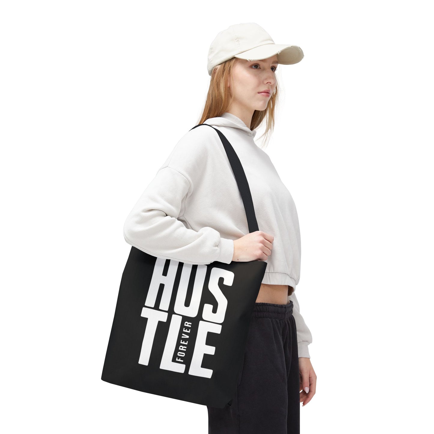 Hustle Forever Canvas Tote Bag