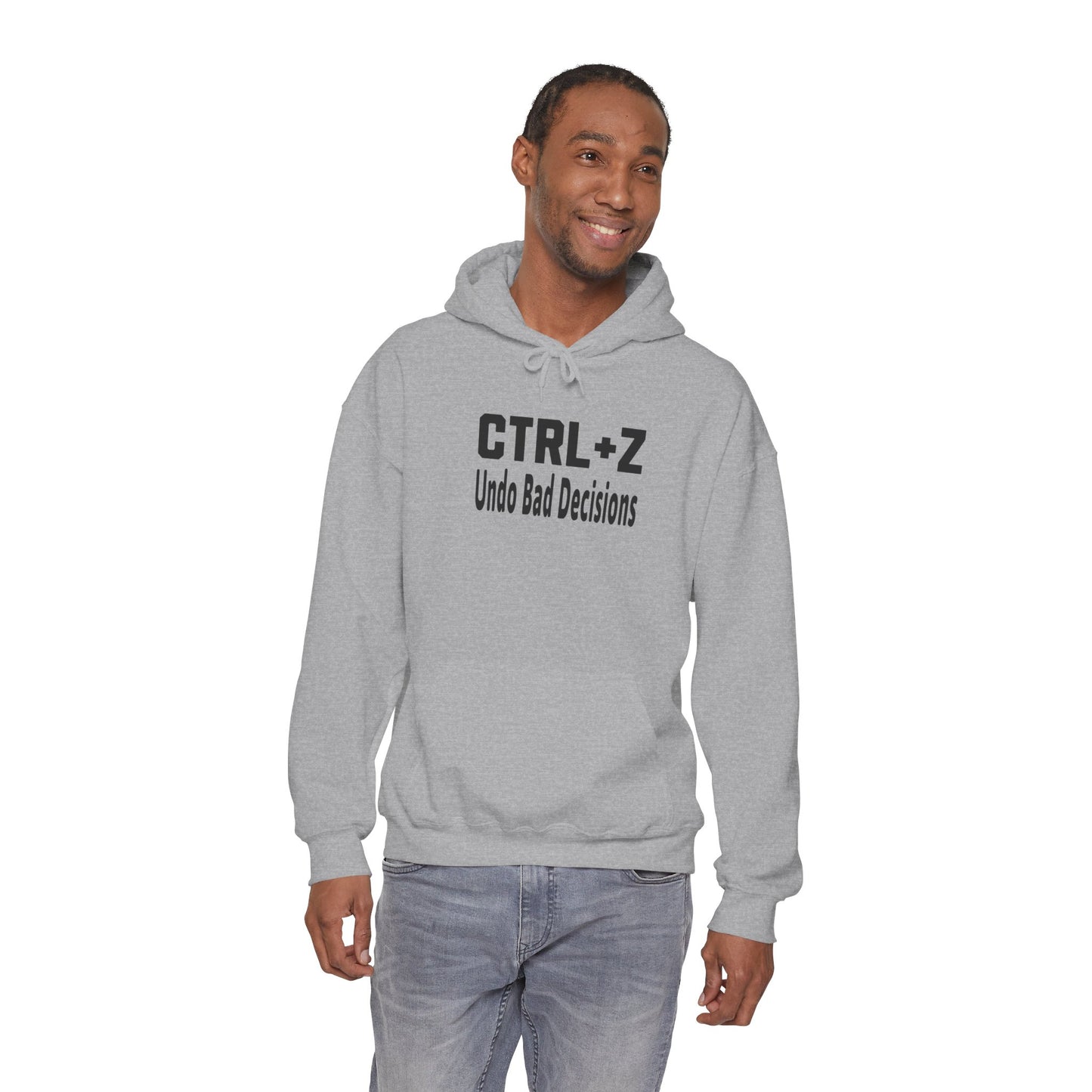Funny CTRL+Z Undo Bad Decisions Tech Humor Hoodie