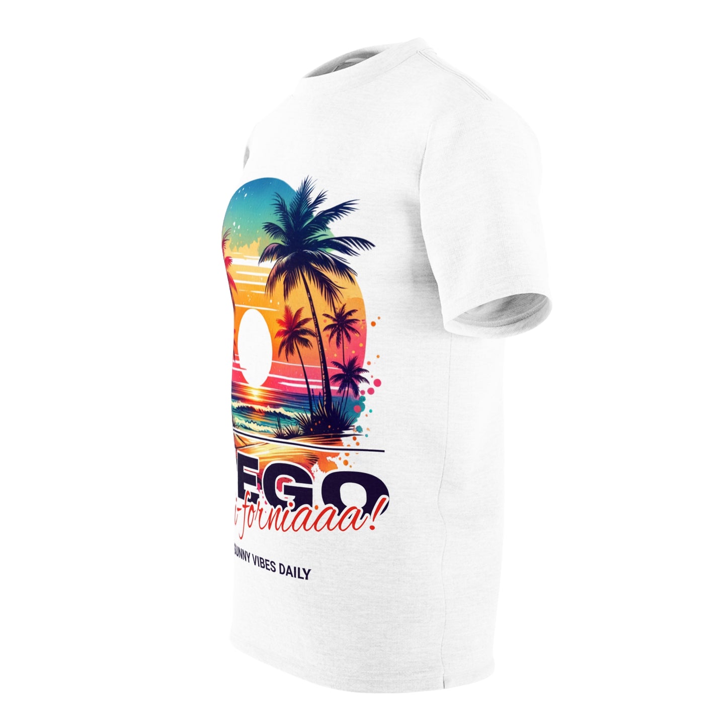 San Diego Californiaaa! Unisex Cut & Sew Tee (AOP)