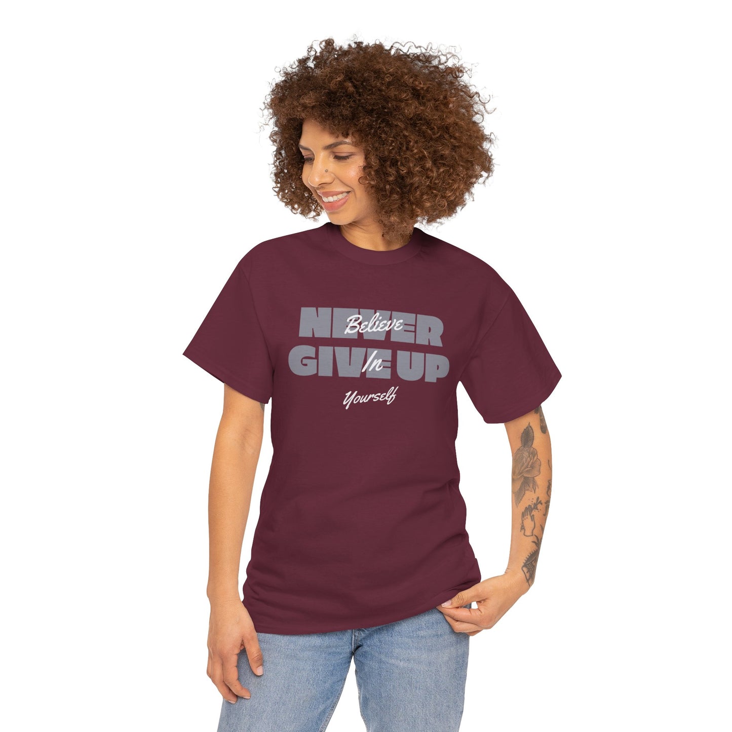 Believe in yourself Unisex Heavy Cotton Tee