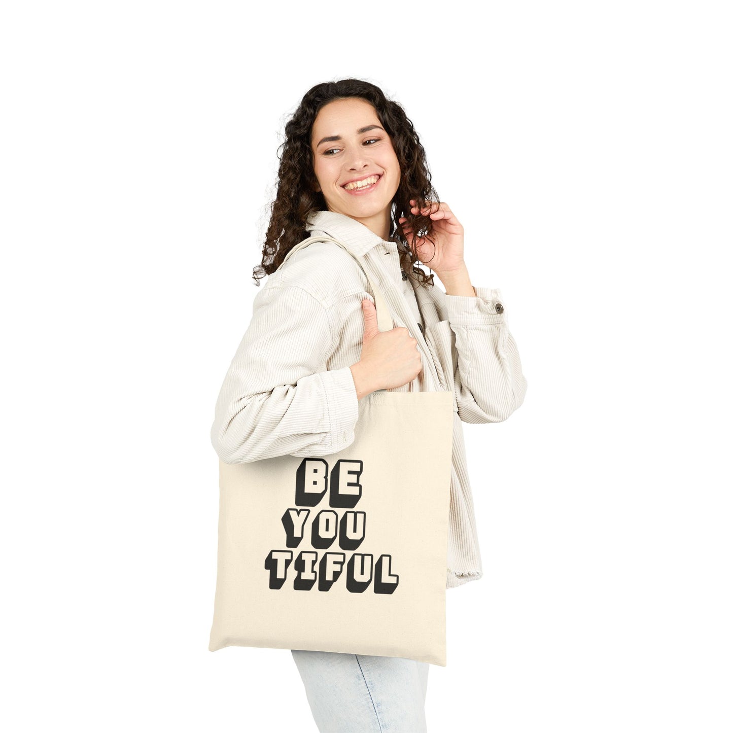 Live a Good Story: Be-YOU-tiful Two-Sided Inspirational Tote