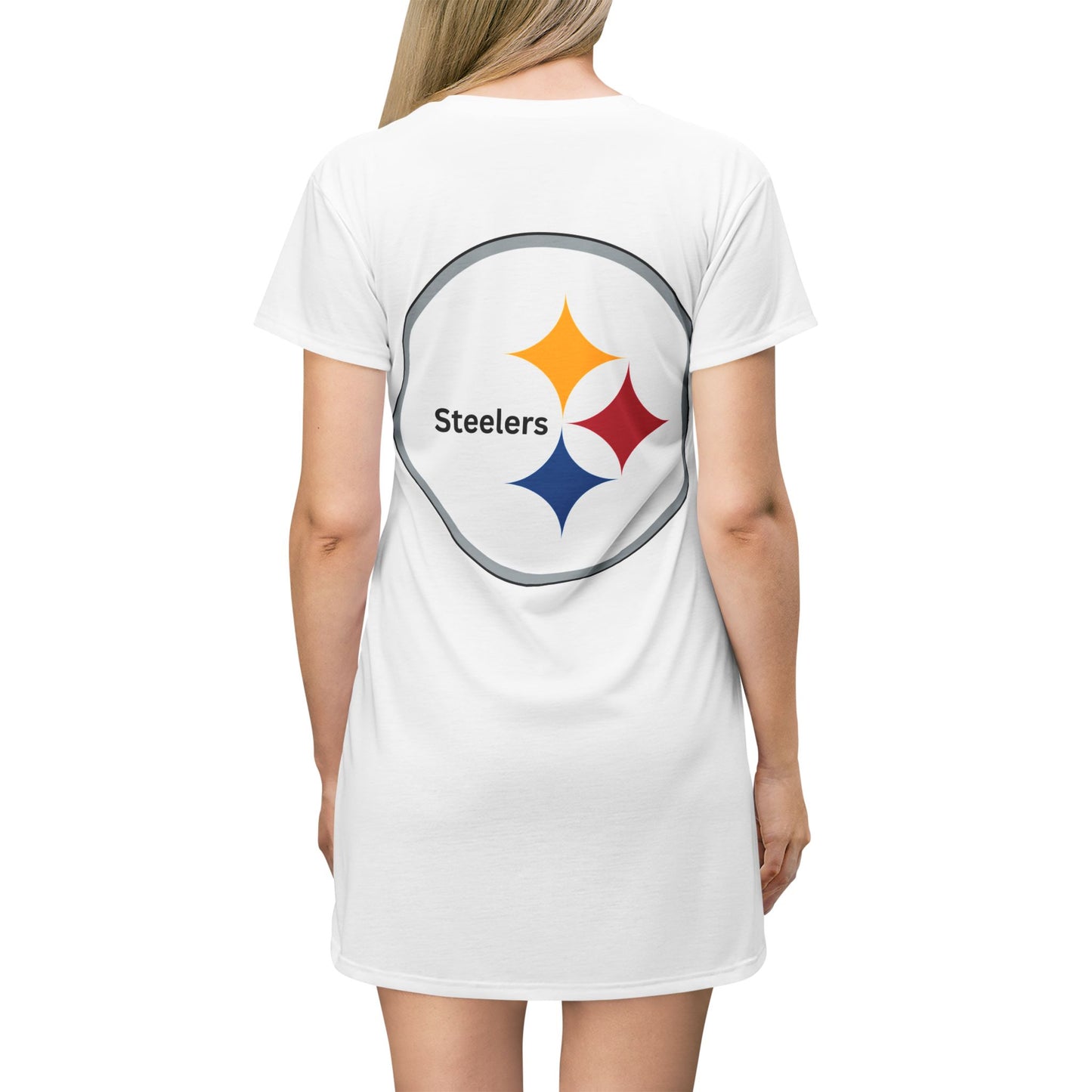 Game Day Steelers T-Shirt Dress (AOP)