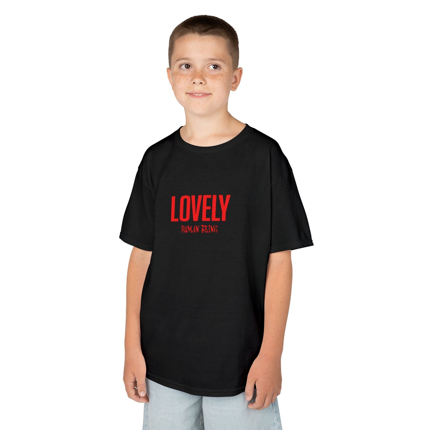 Lovely Human Being Kids Tee – Cute & Positive