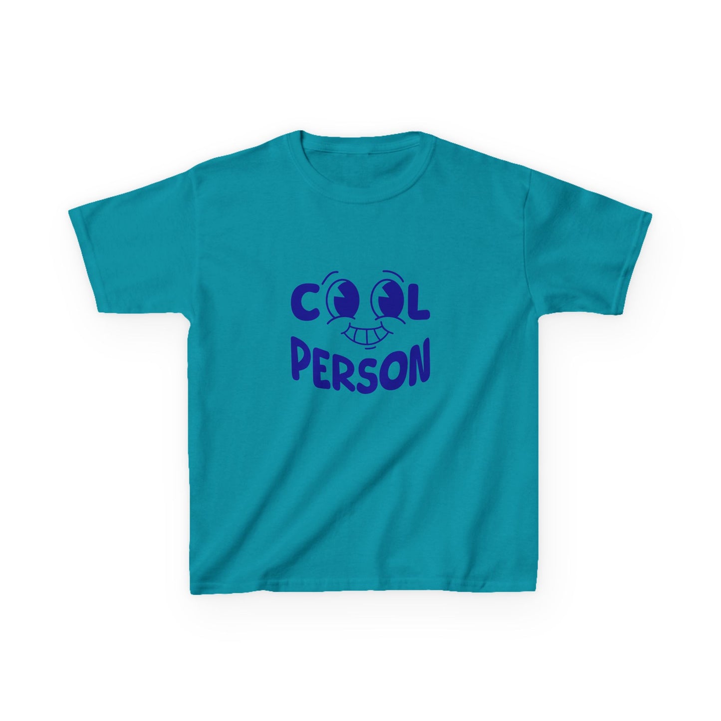 Positive Energy: Kids "Cool Person" Premium Smiley Graphic Tee