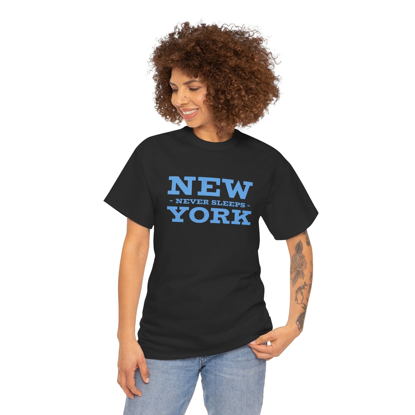 New York Never Sleeps Tee – Dripp’N Gear