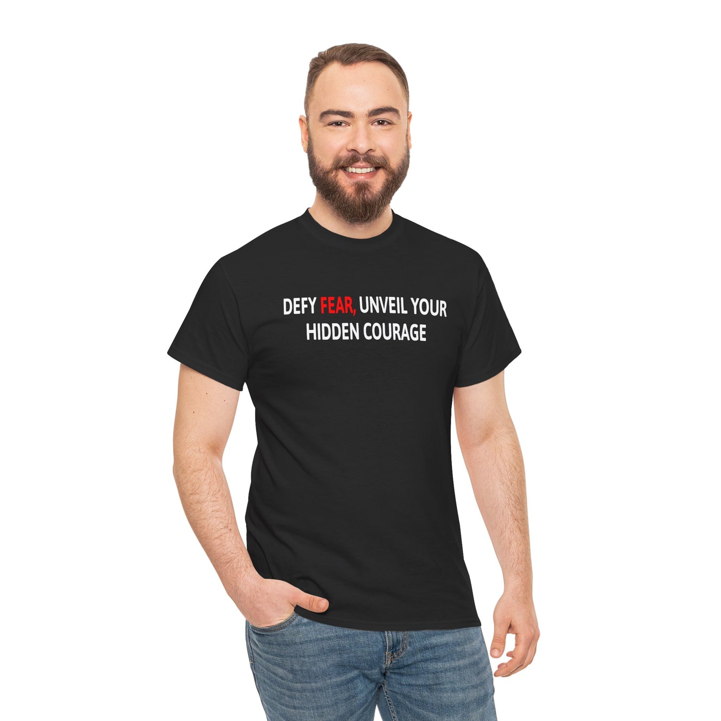 Courageous Tee – Defy Fear Boldly