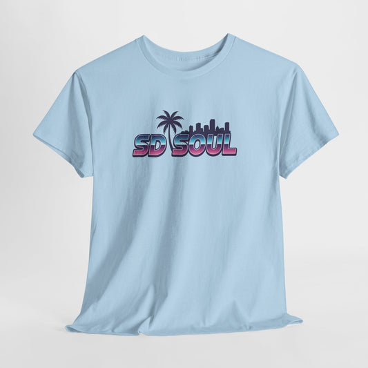 San Diego Soul: Retro Palm Premium Beach Vibe Tee