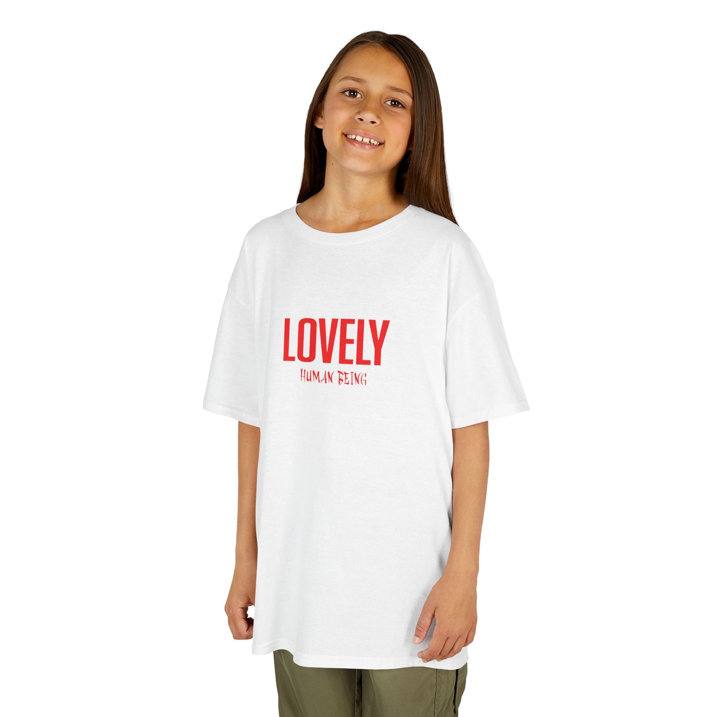 Lovely Human Being Kids Tee – Cute & Positive