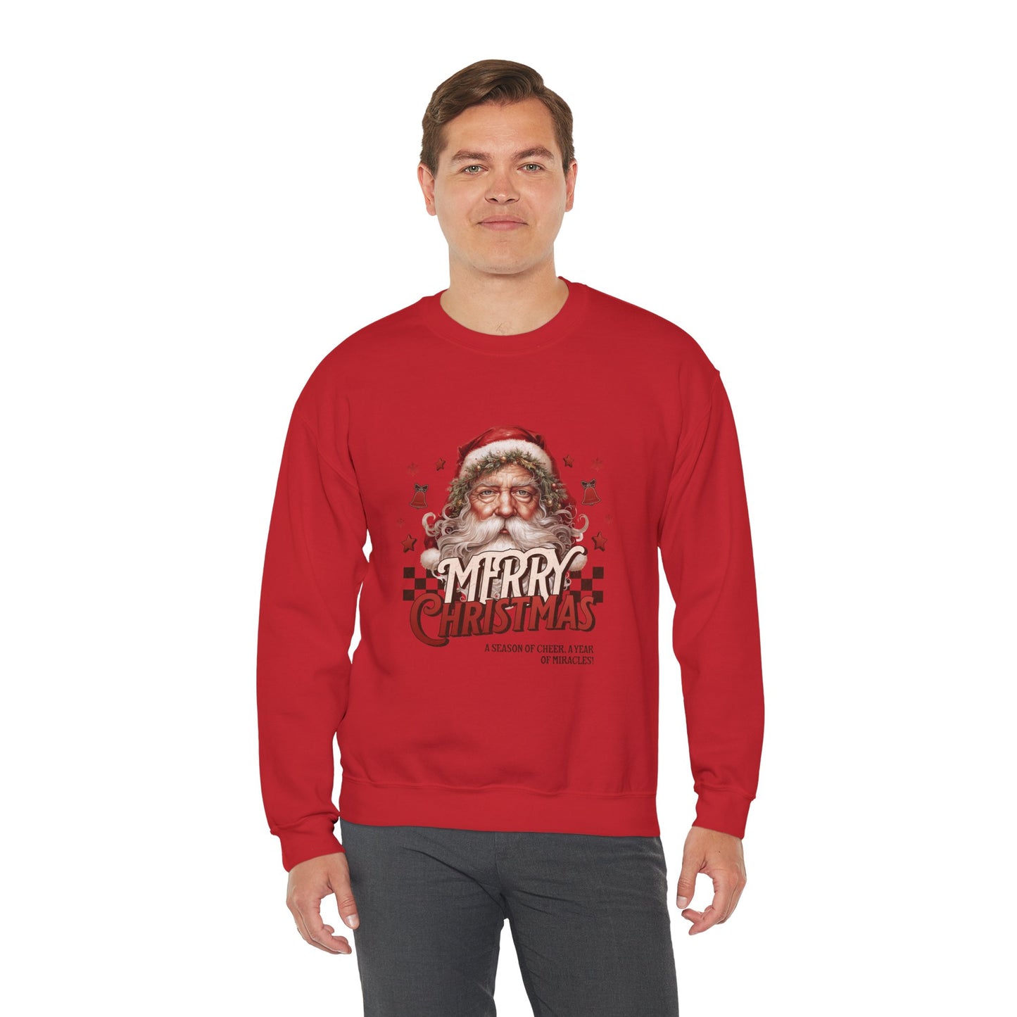Merry Christmas: Cozy Unisex Crewneck Sweatshirt