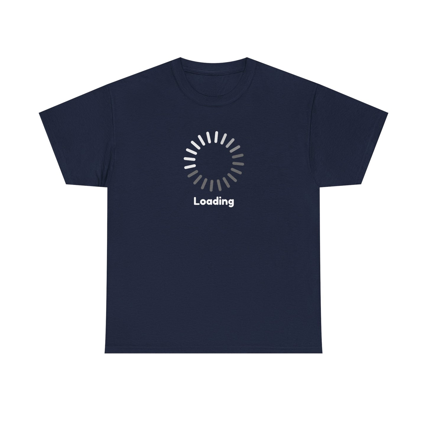 Minimalist Loading Icon Tech Humor Graphic Tee