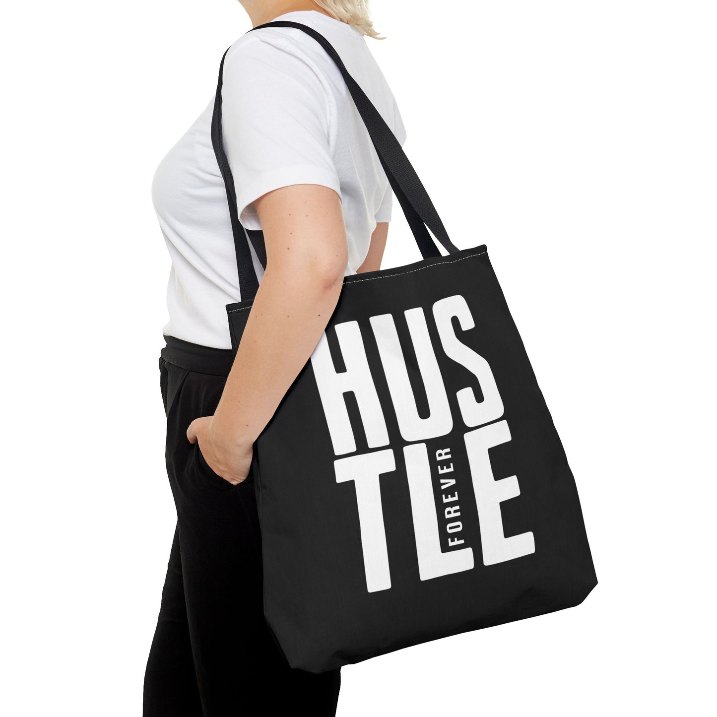 Hustle Forever Canvas Tote Bag