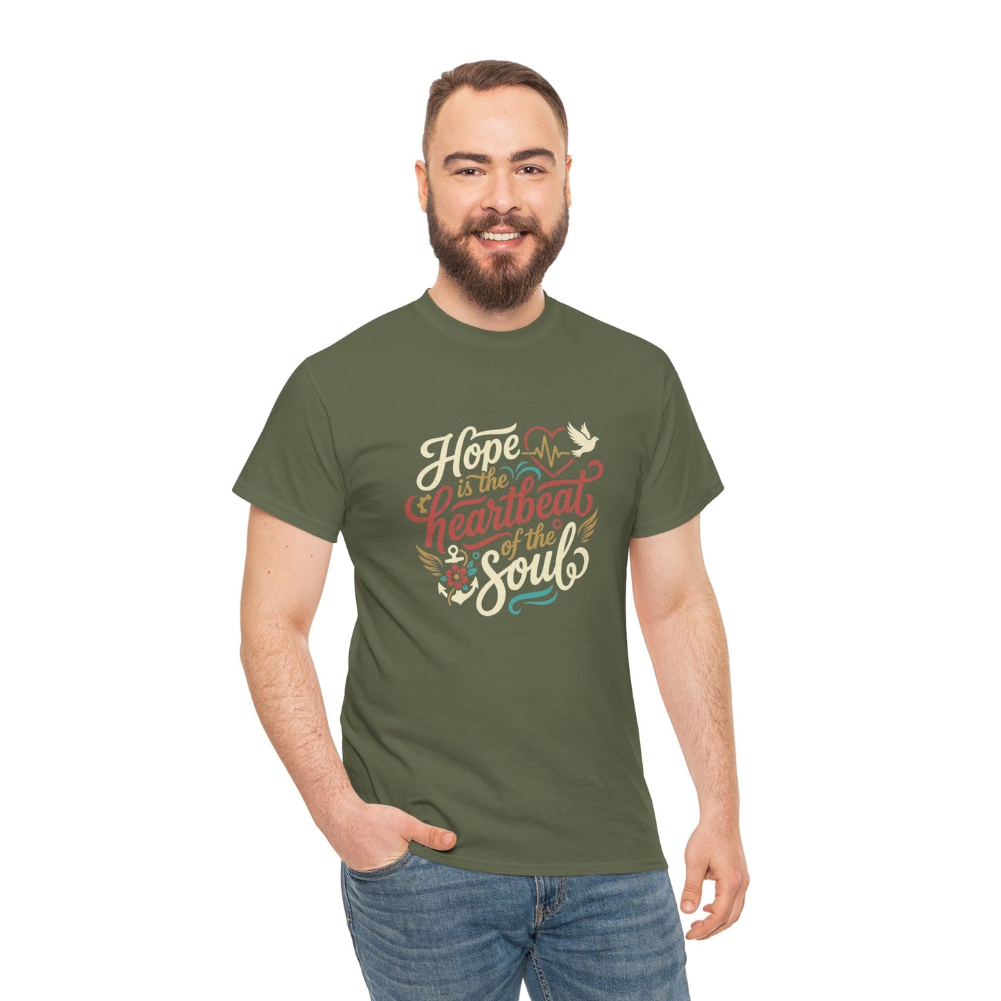 Purposeful Style: Hope Is a Heartbeat of the Soul Premium Tee