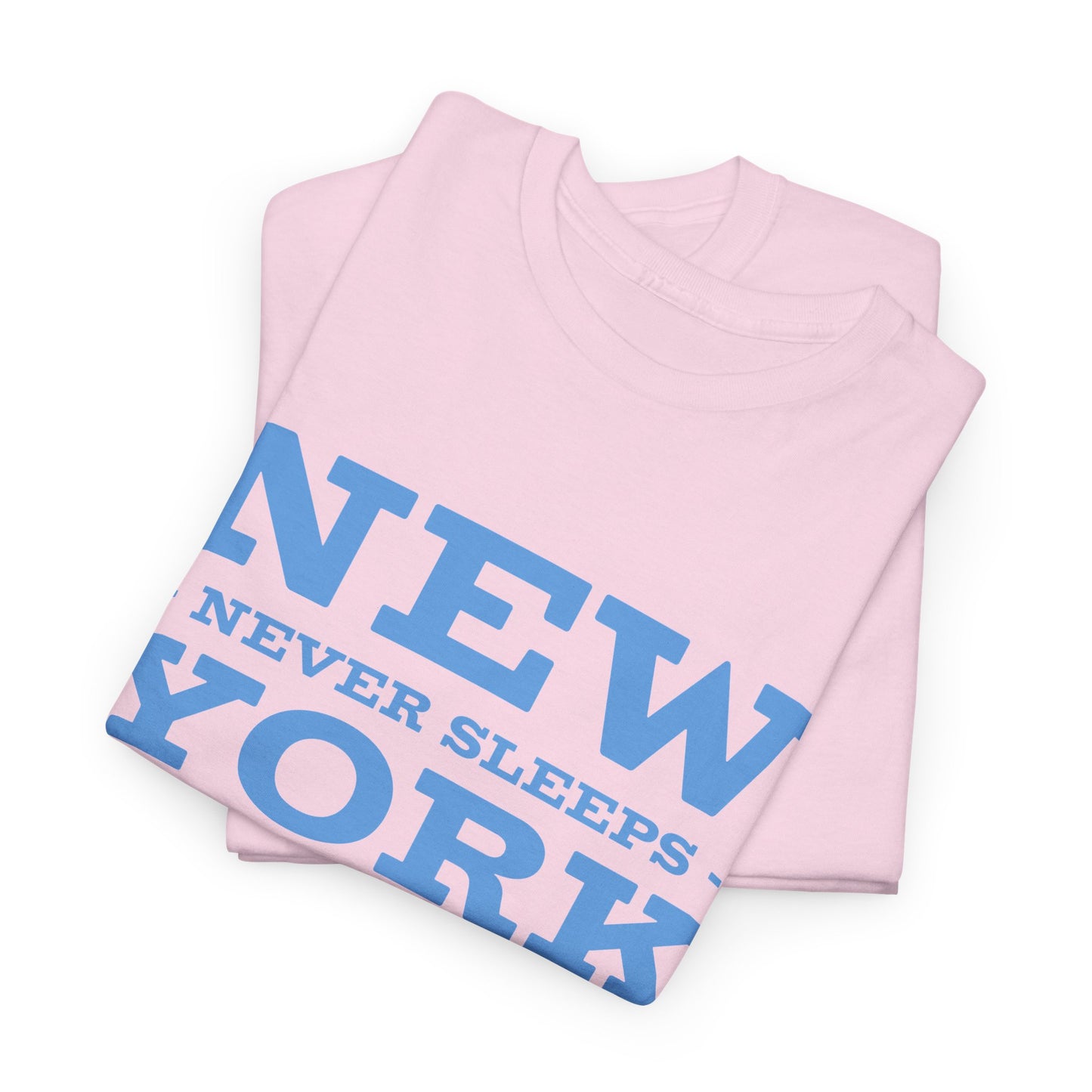 New York Never Sleeps T-Shirt - Unisex Heavy Cotton Tee