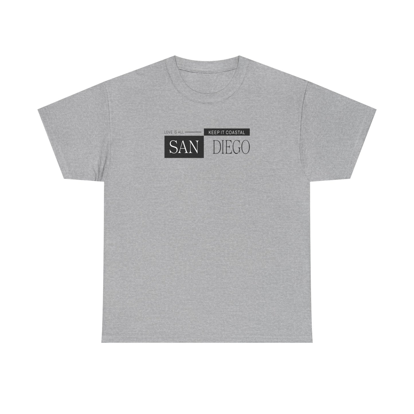 Stylish San Diego Vibes Graphic Tee