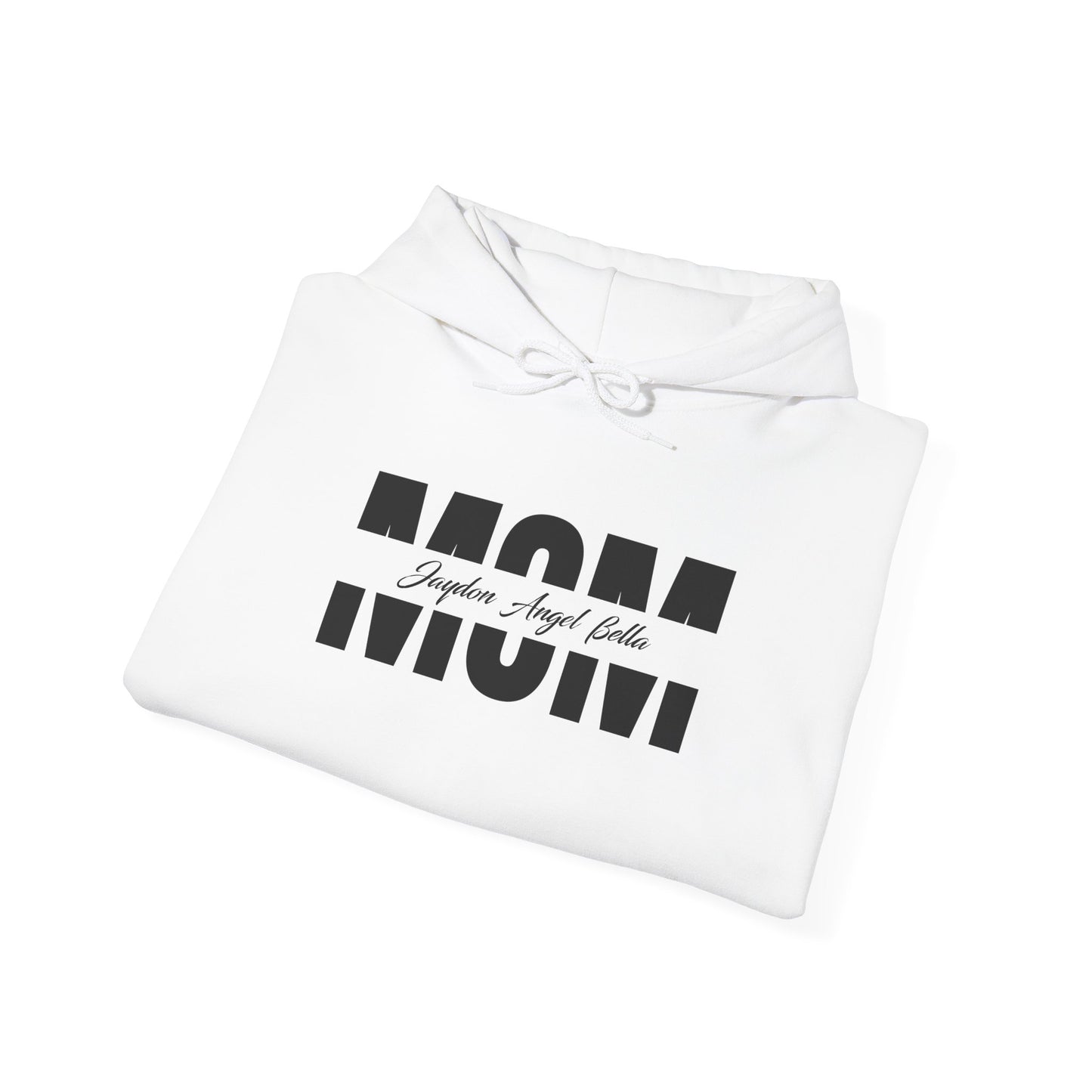 Mom with Kids Names Hoodie - Unisex