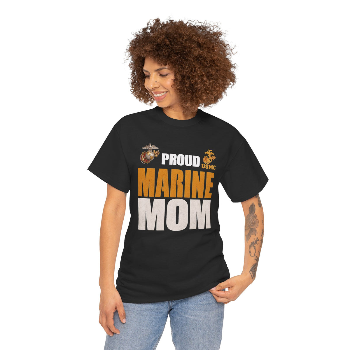 Proud Marine Mom T-Shirt