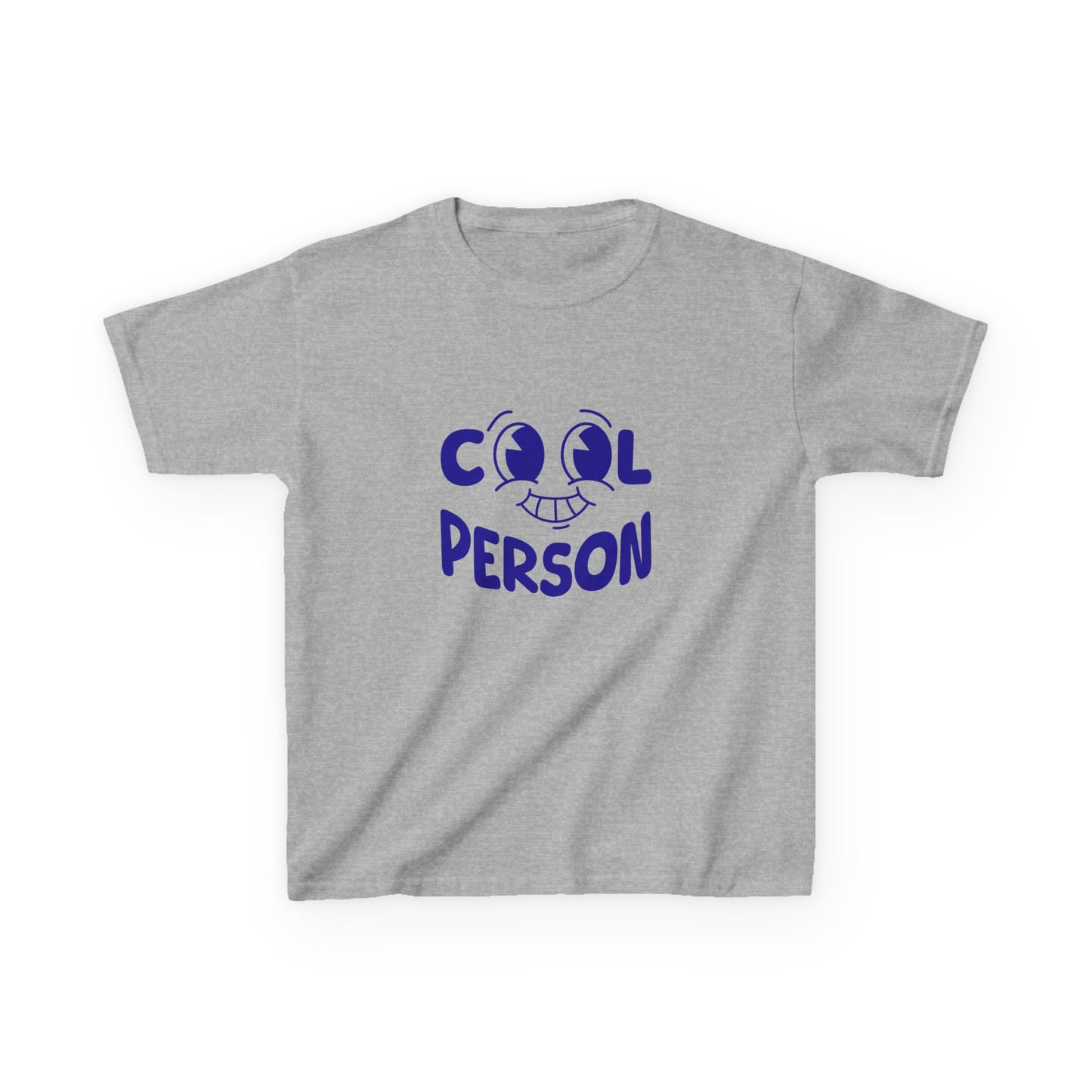 Positive Energy: Kids "Cool Person" Premium Smiley Graphic Tee