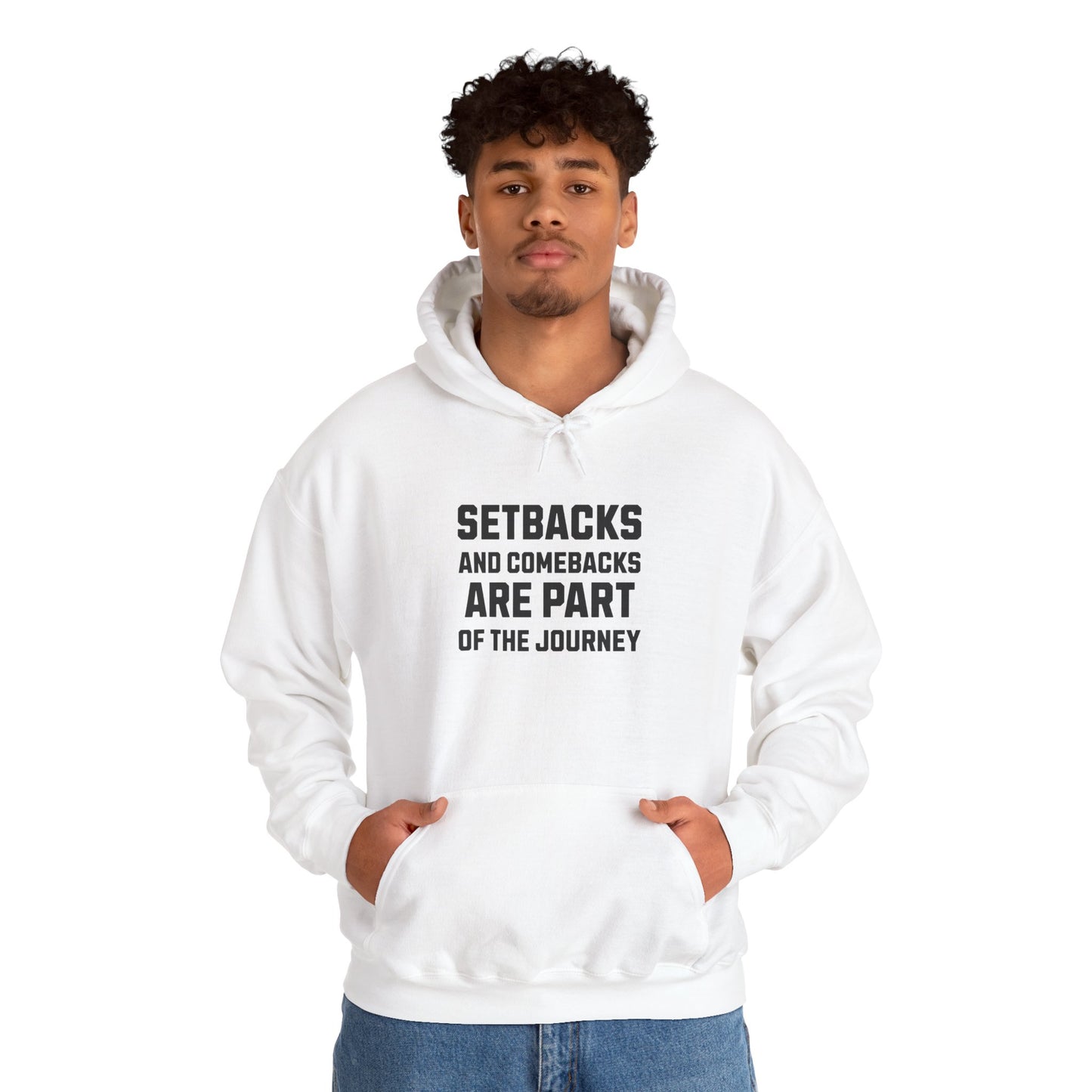 Never Give Up Motivational Hoodie