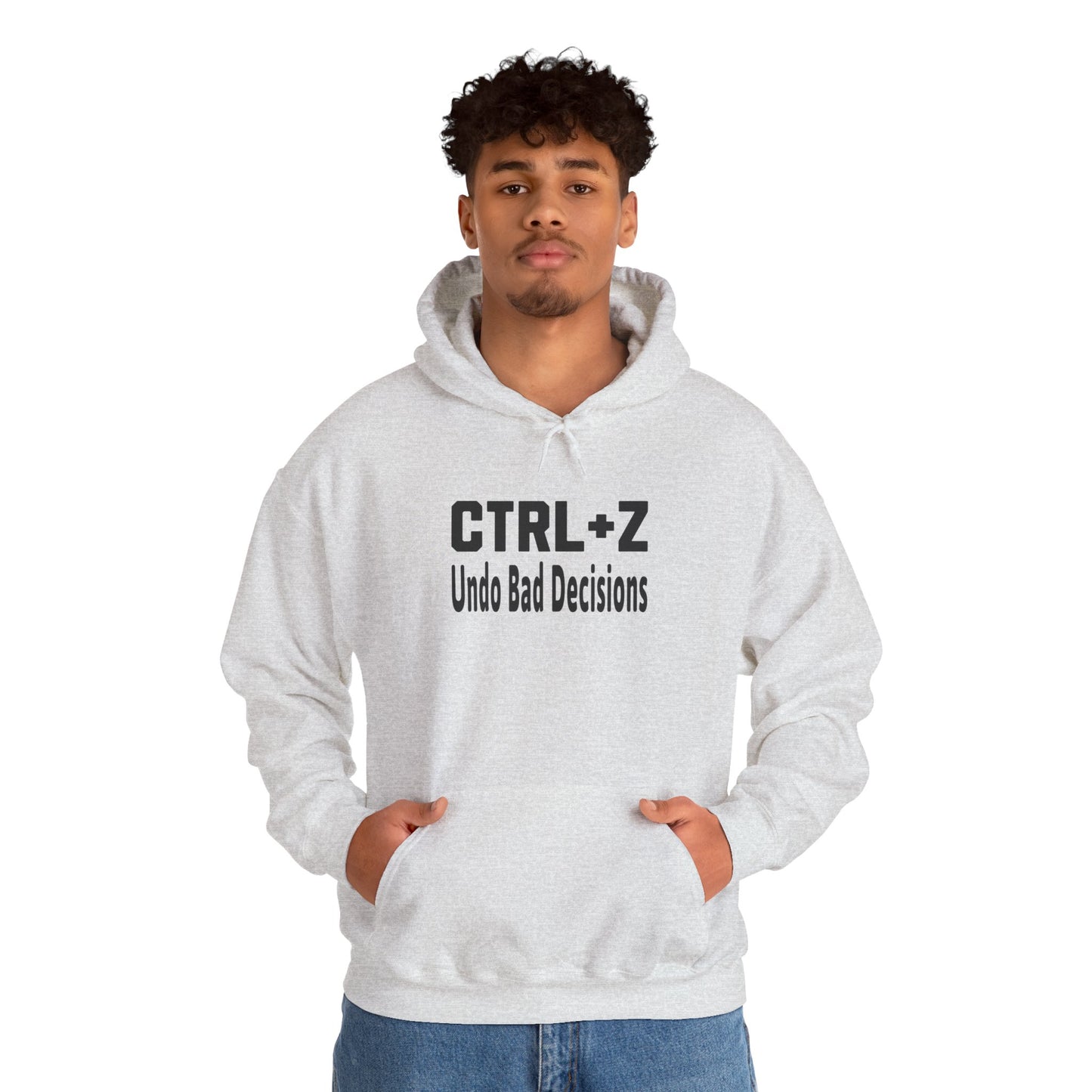 Funny CTRL+Z Undo Bad Decisions Tech Humor Hoodie
