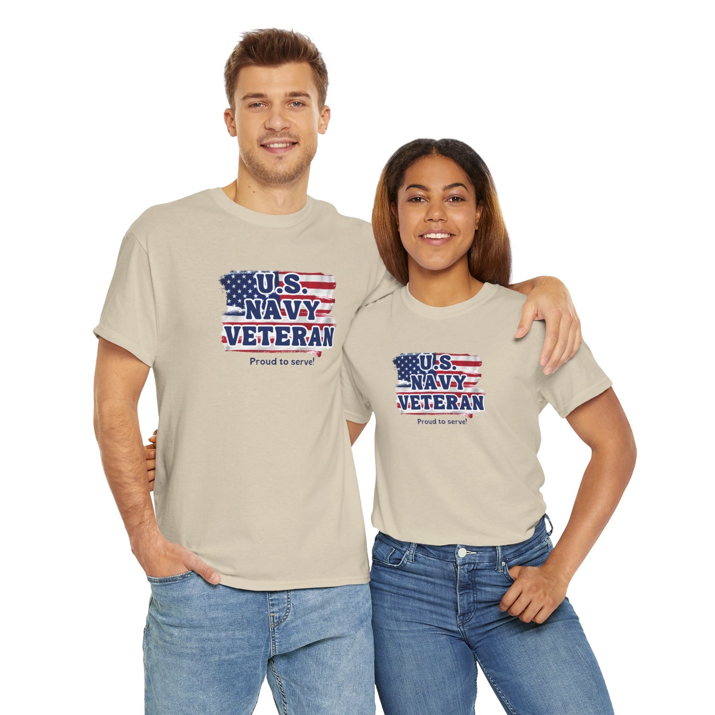 Proud To Serve! Unisex Heavy Cotton Tee