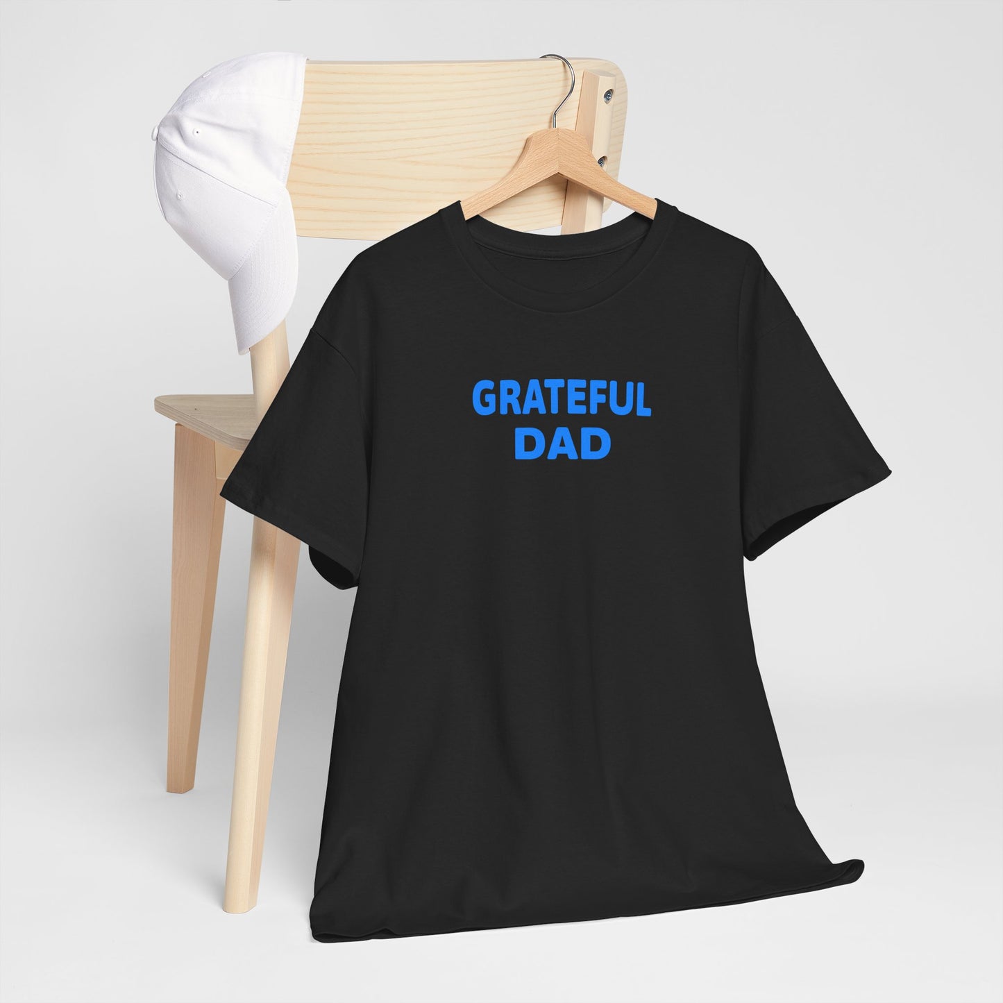 Grateful Dad T-Shirt - Unisex Heavy Cotton Tee