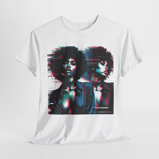 Glitch Unisex Heavy Cotton Tee express shipping available