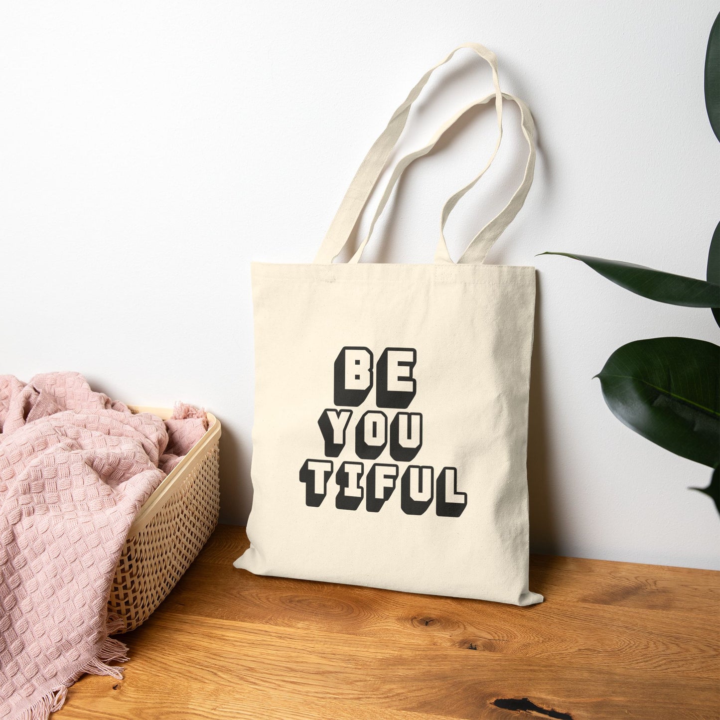 Live a Good Story: Be-YOU-tiful Two-Sided Inspirational Tote