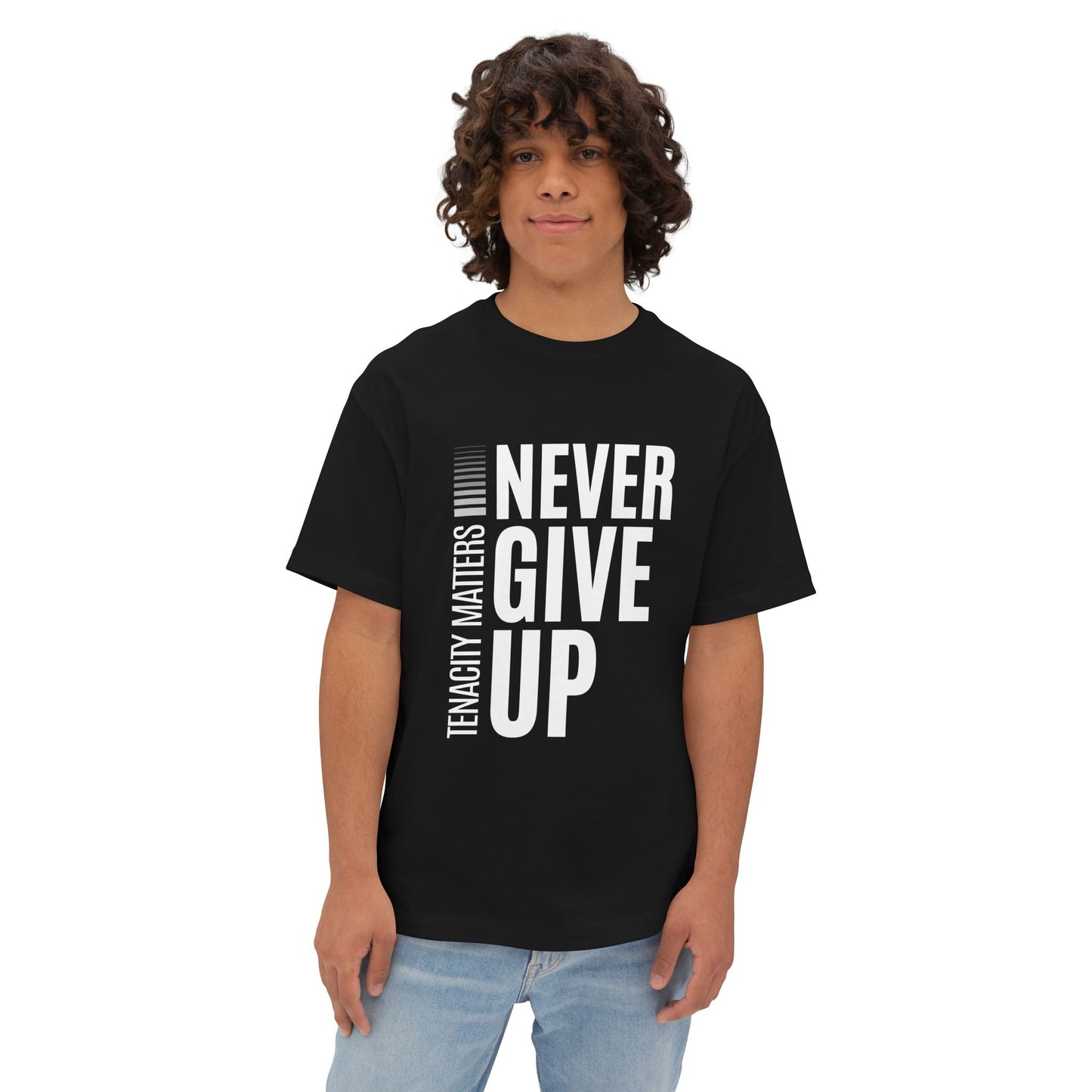 Relentless Spirit: Never Give Up (Tenacity Matters) Premium Boxy Tee